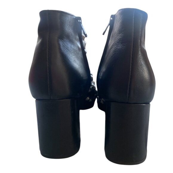 Junya Watanabe Leather Studded Boots Comme Des Garcon - Size 8 - Picture 11 of 15